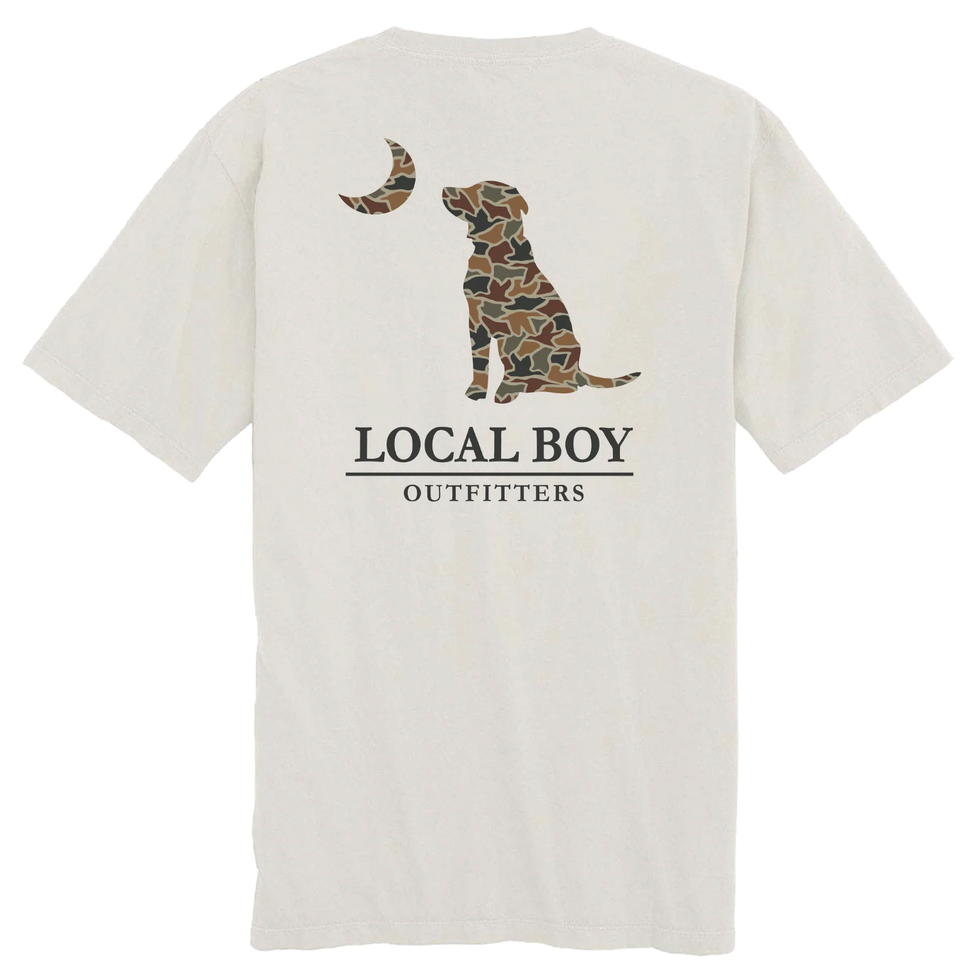 Duck Camo Dog & Moon SS Tee