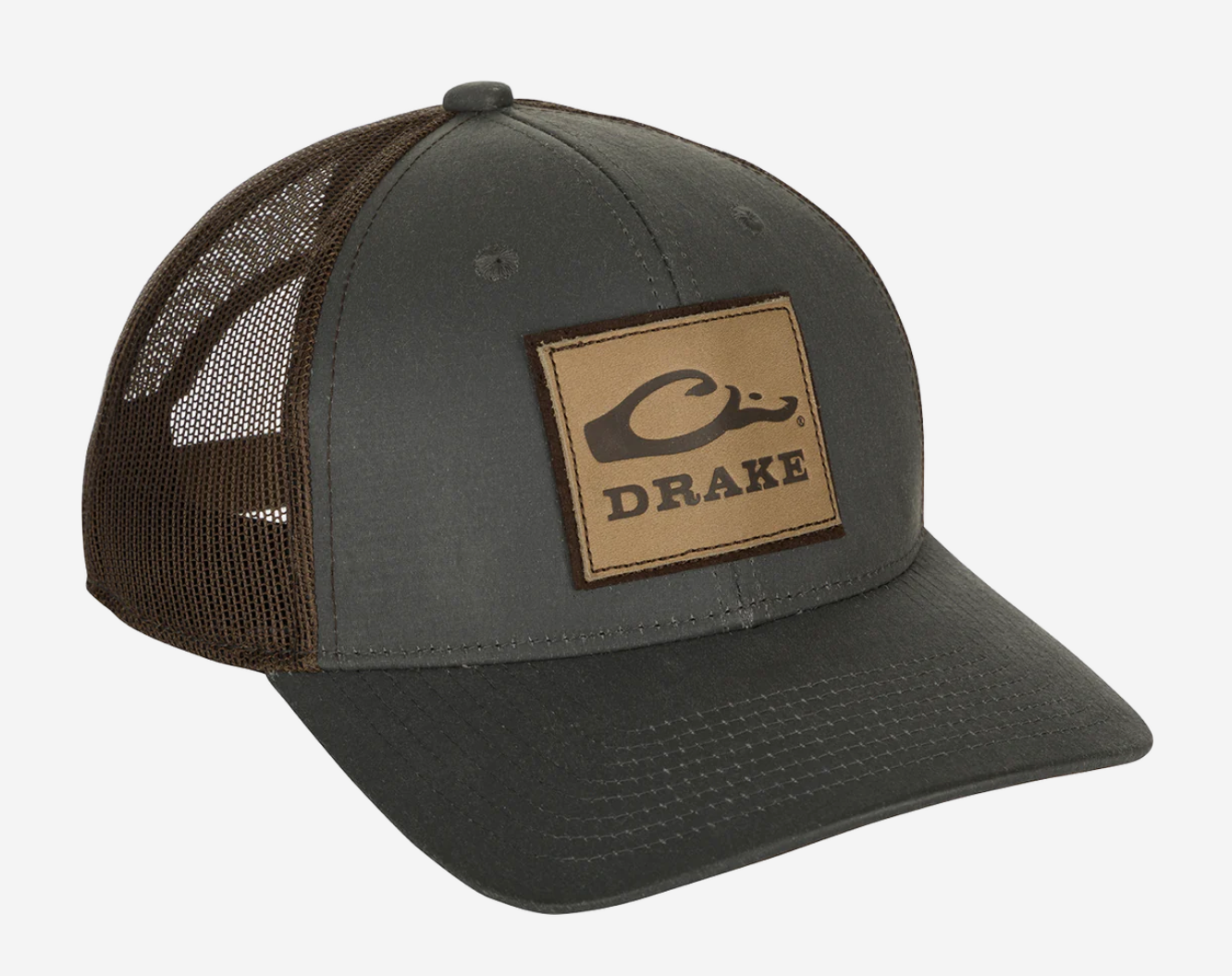 Drake Leather Patch Mesh Back