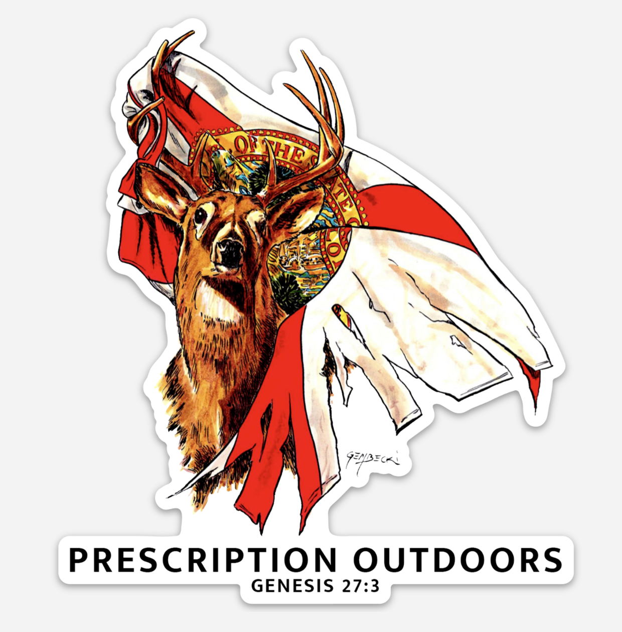 Florida Deer Sticker
