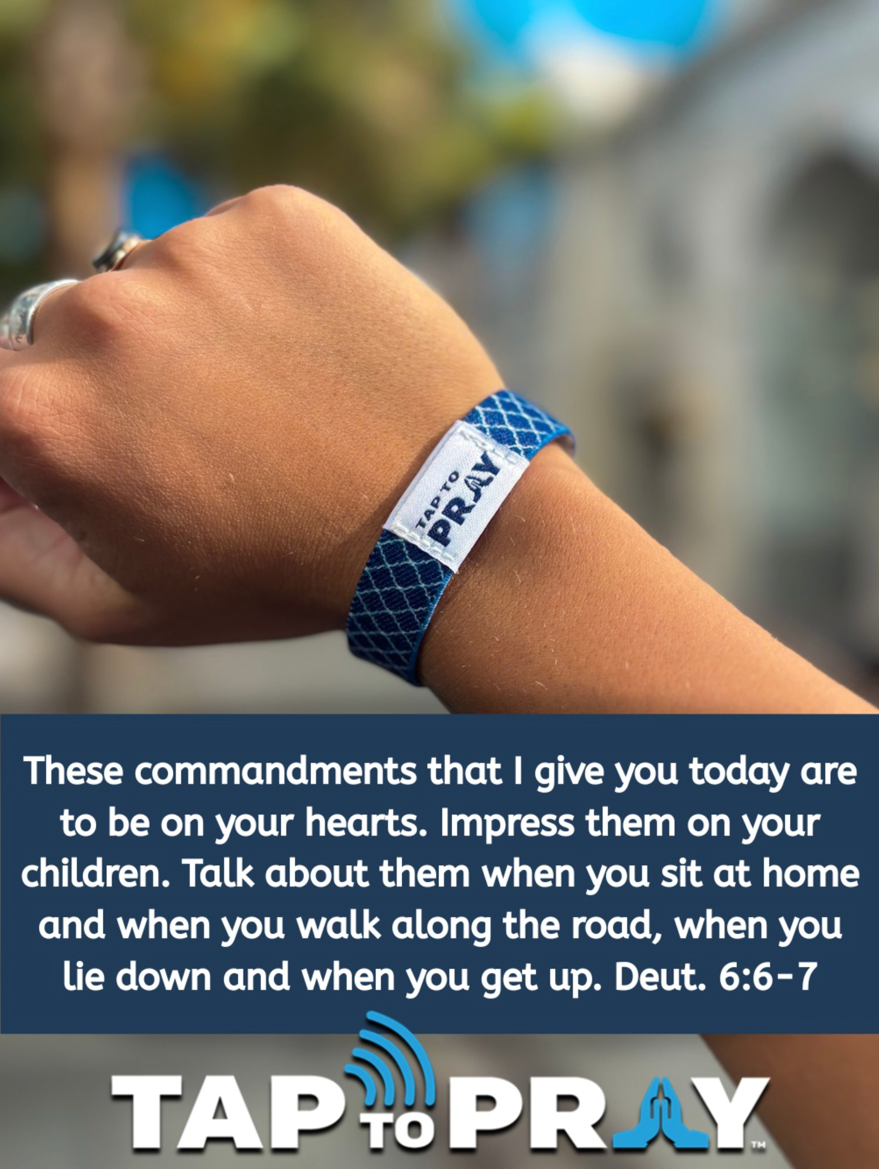 Tap To Pray™ Wristbands