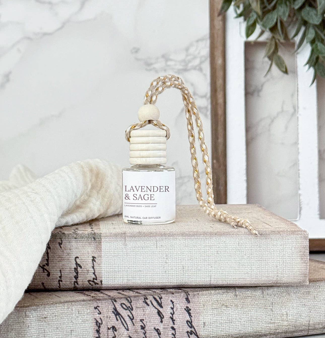 Lavender & Sage Hanging Car Diffuser