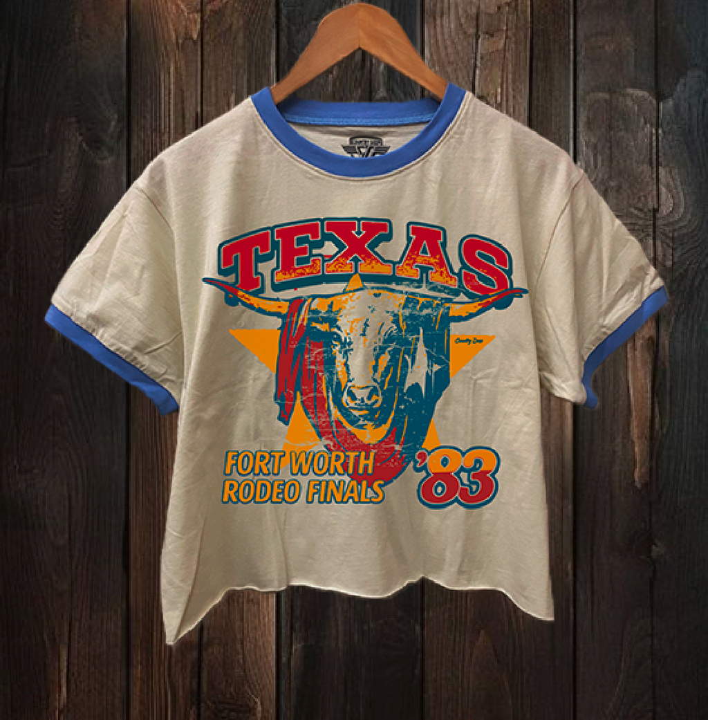 Texas 1983 Fort Worth  Crop Tee