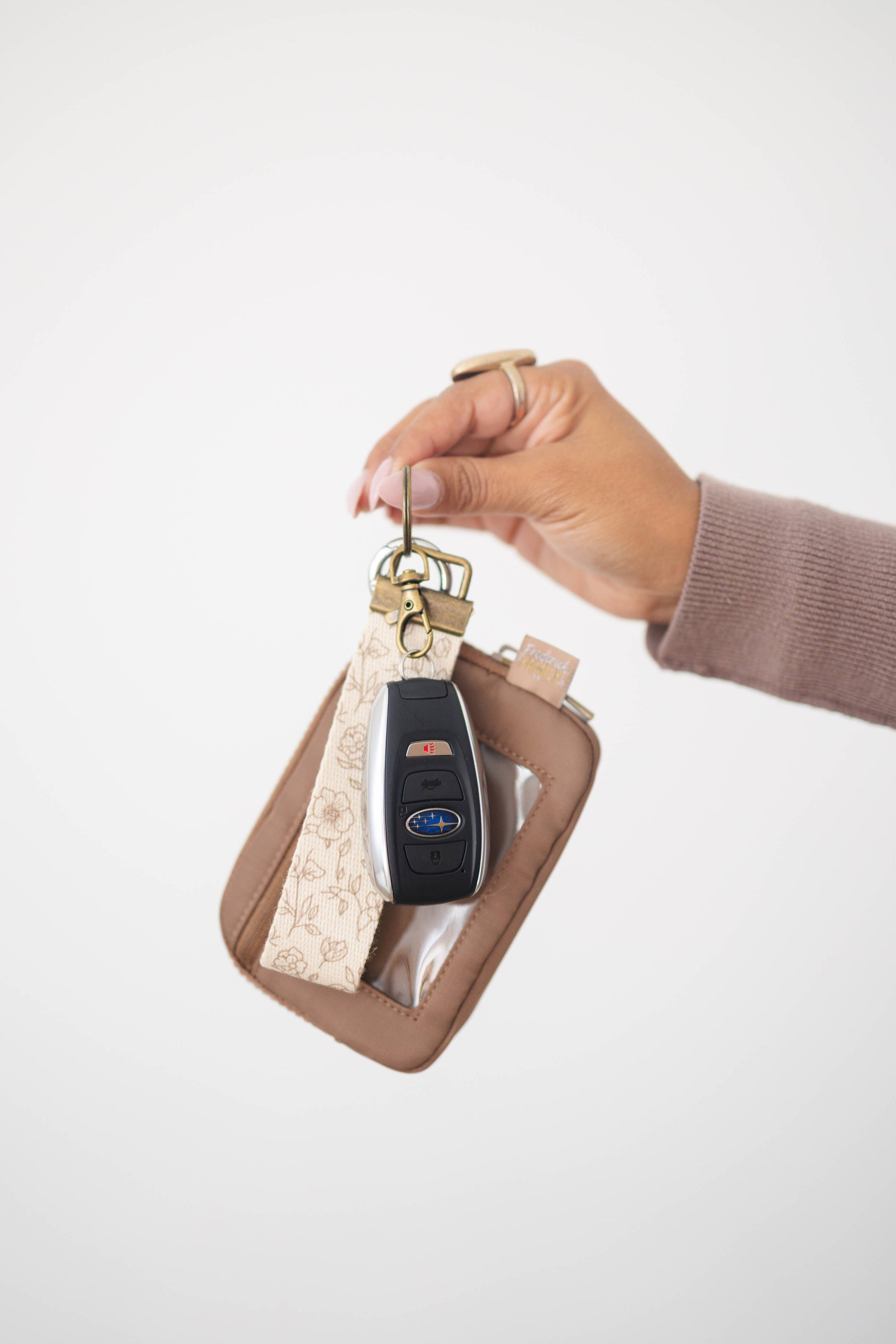 Canvas Wristlet Lanyard