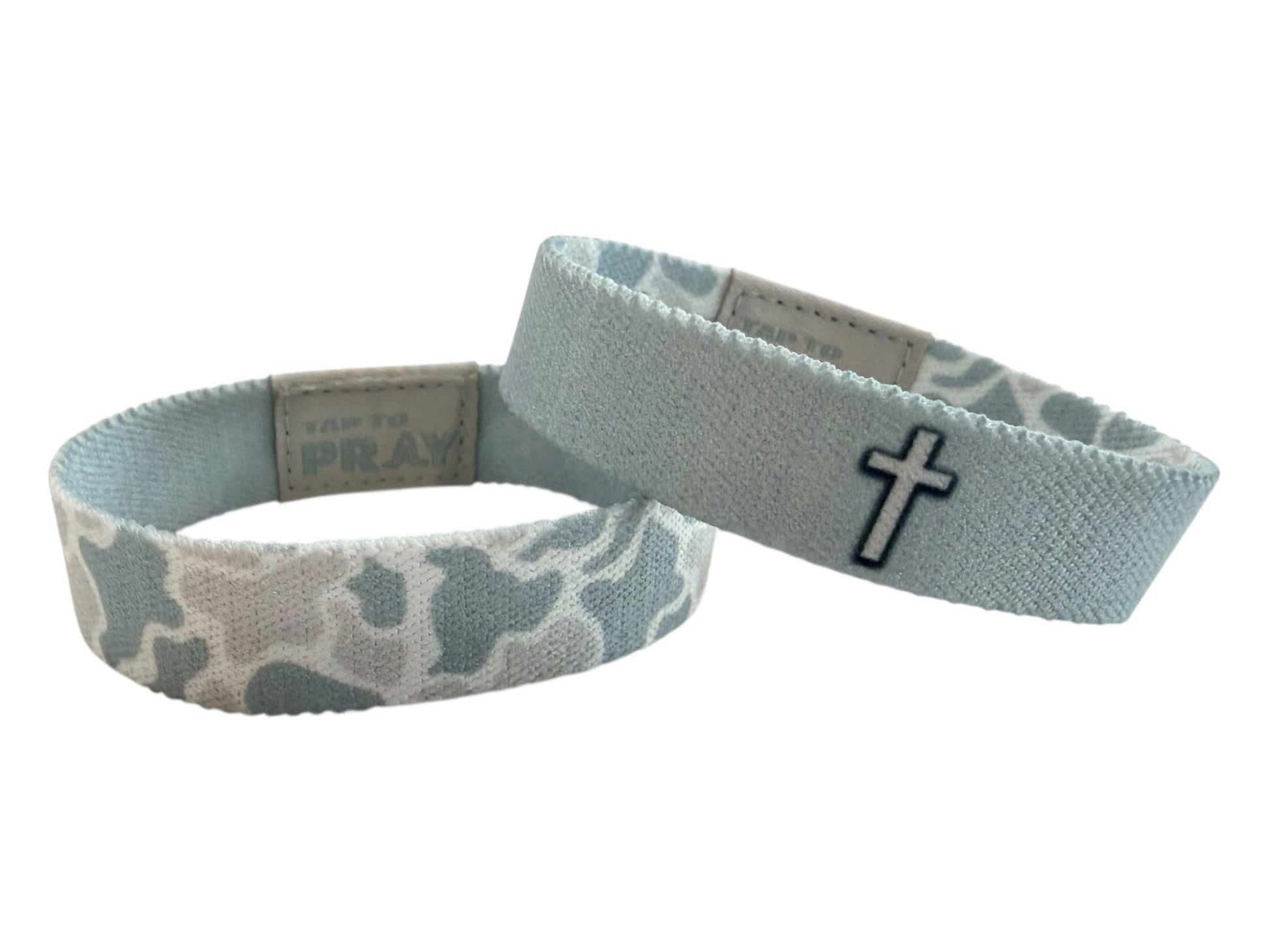 Tap To Pray® Wristband – River Rock Camo - Aspen