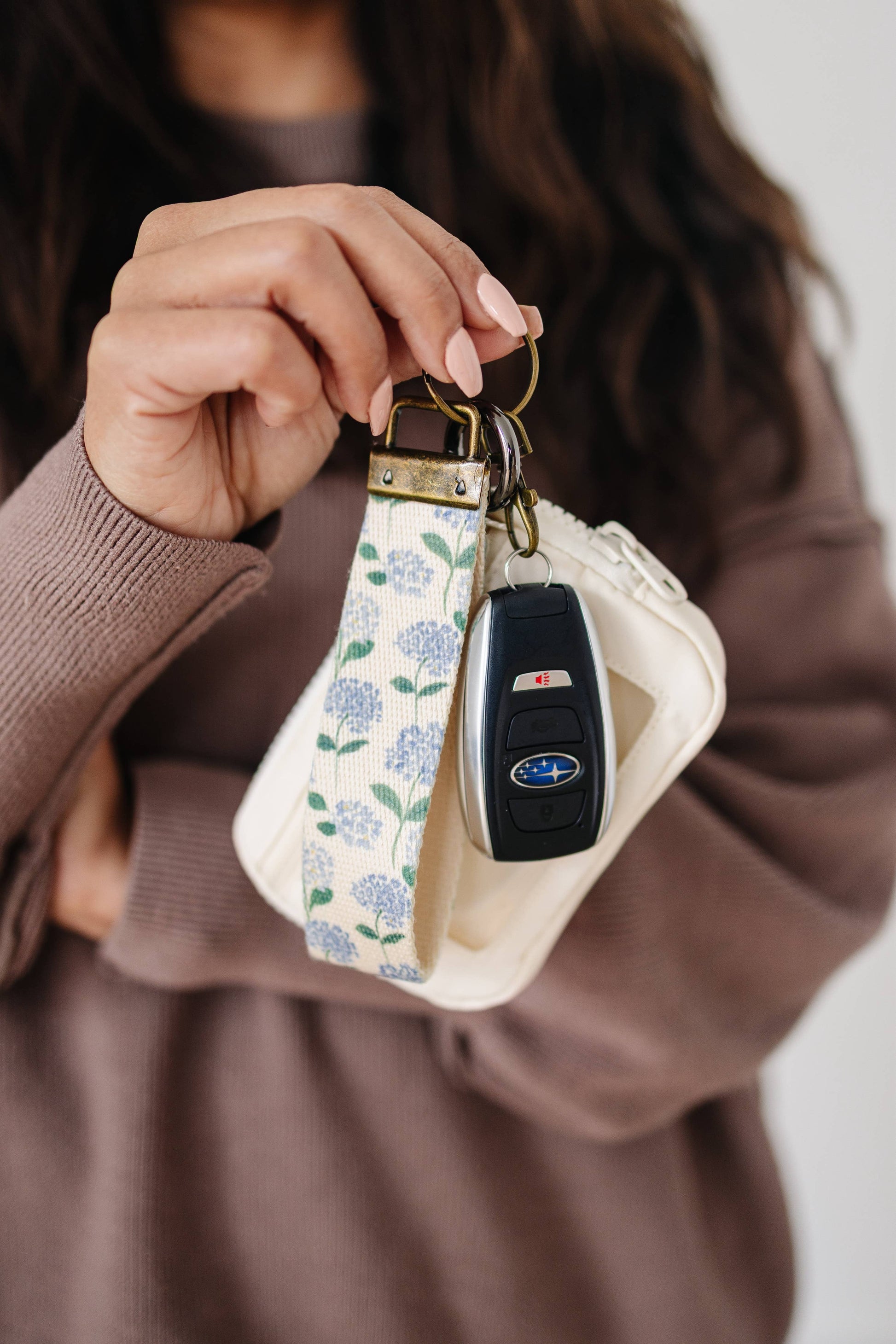 Canvas Wristlet Lanyard