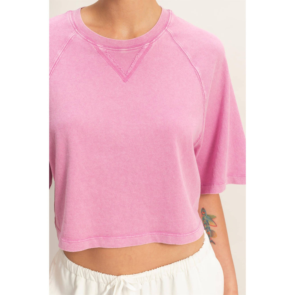 Vintage Fade Cropped Tee