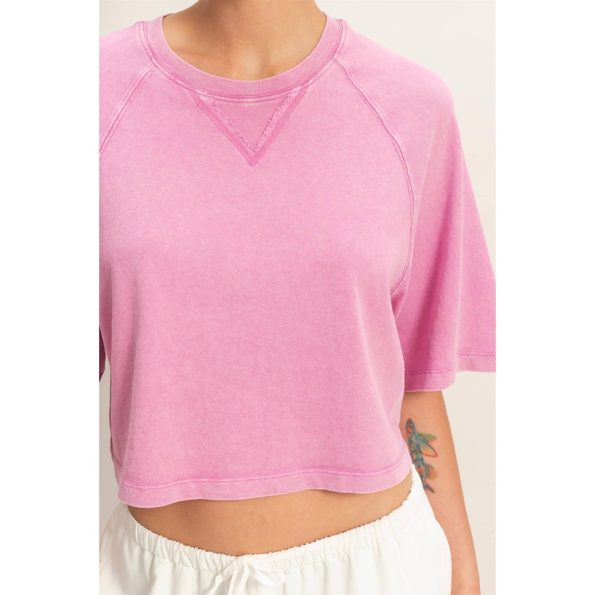 Vintage Fade Cropped Tee