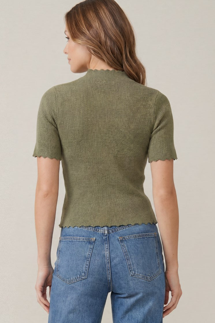 The Sage & Cedar Sweater Top
