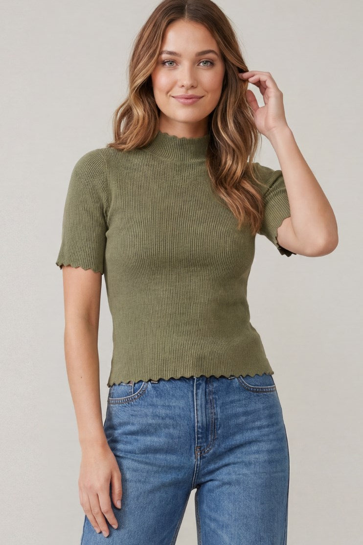 The Sage & Cedar Sweater Top