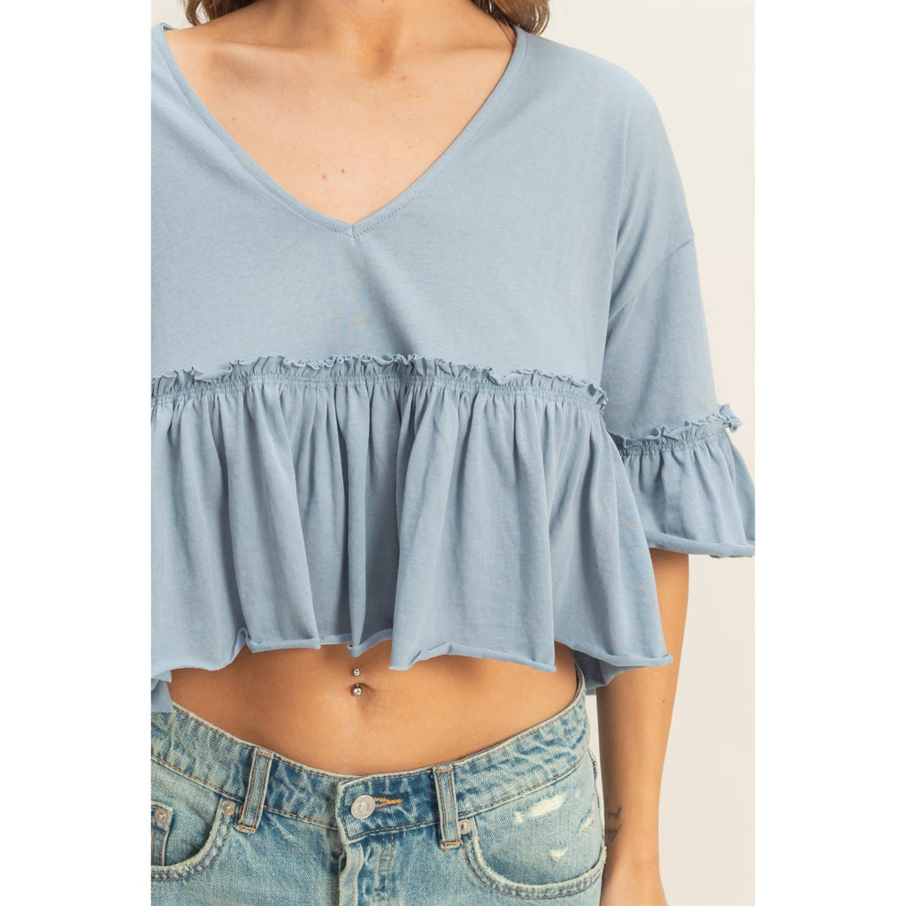 Sweet Magnolia Ruffle Top