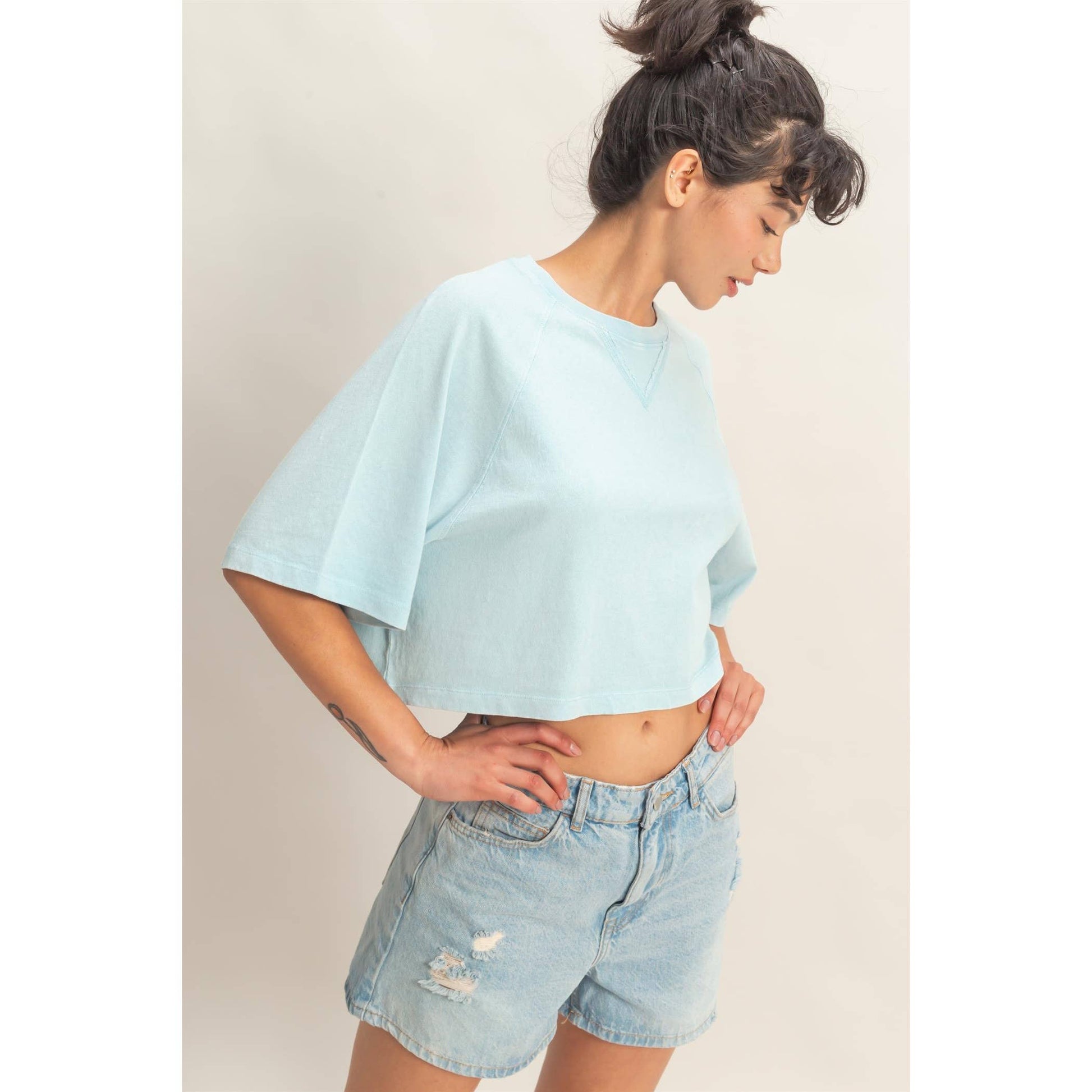 Vintage Fade Cropped Tee