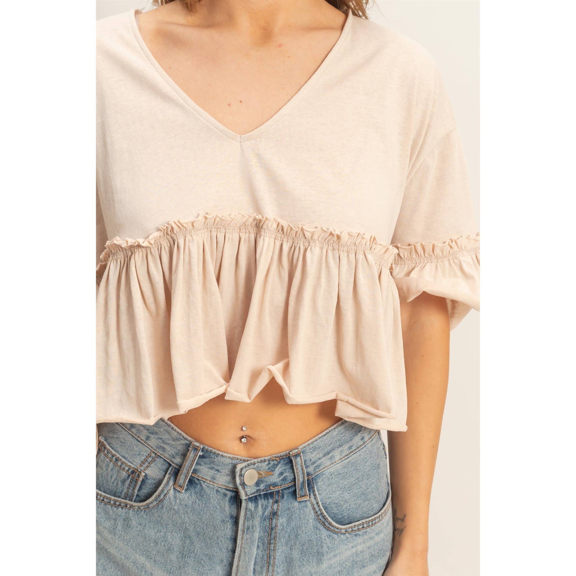 Sweet Magnolia Ruffle Top