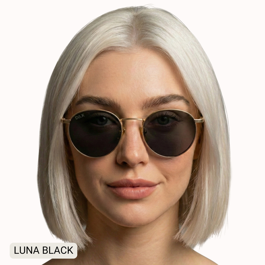 Luna - Unisex Polarized Small Round Sunglasses
