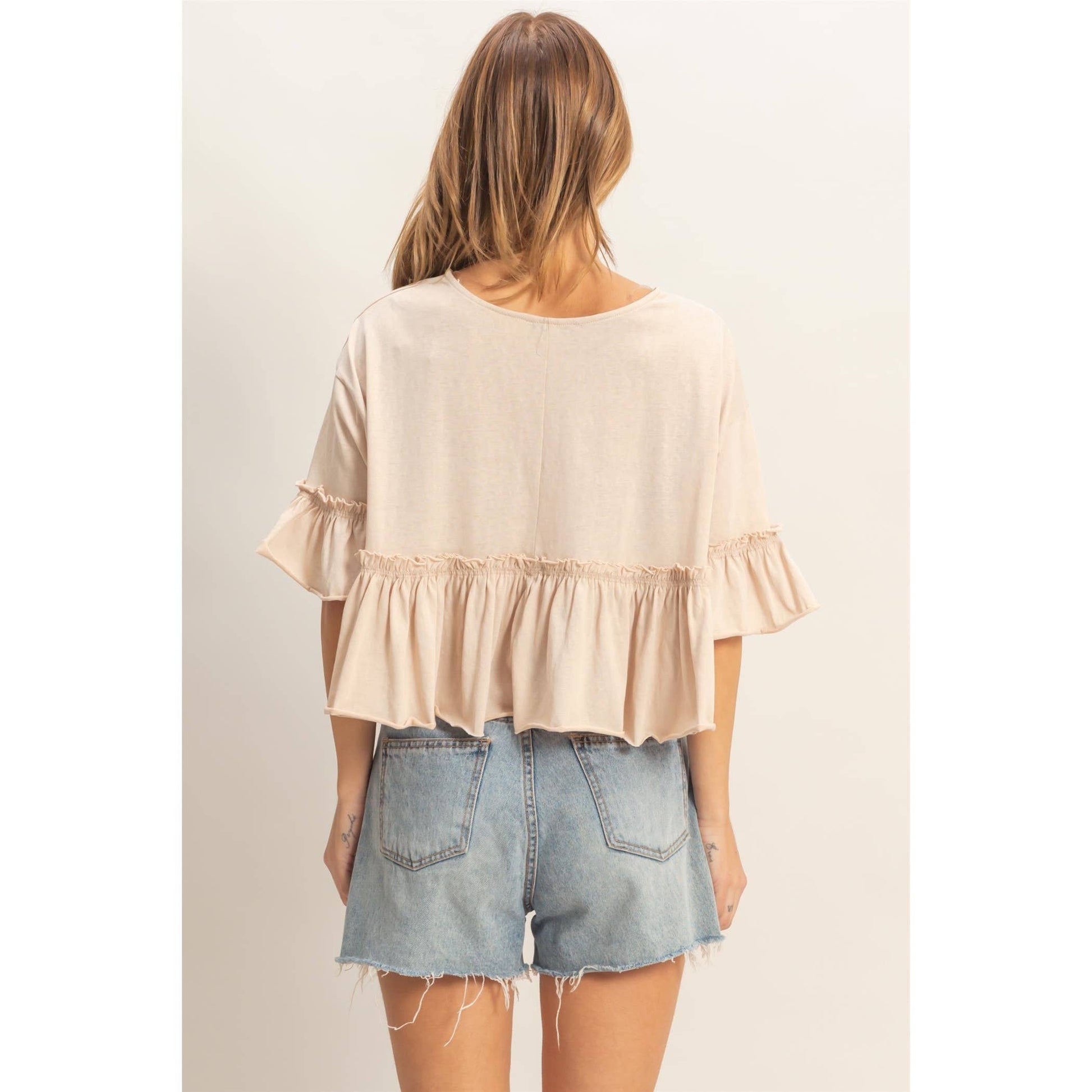 Sweet Magnolia Ruffle Top