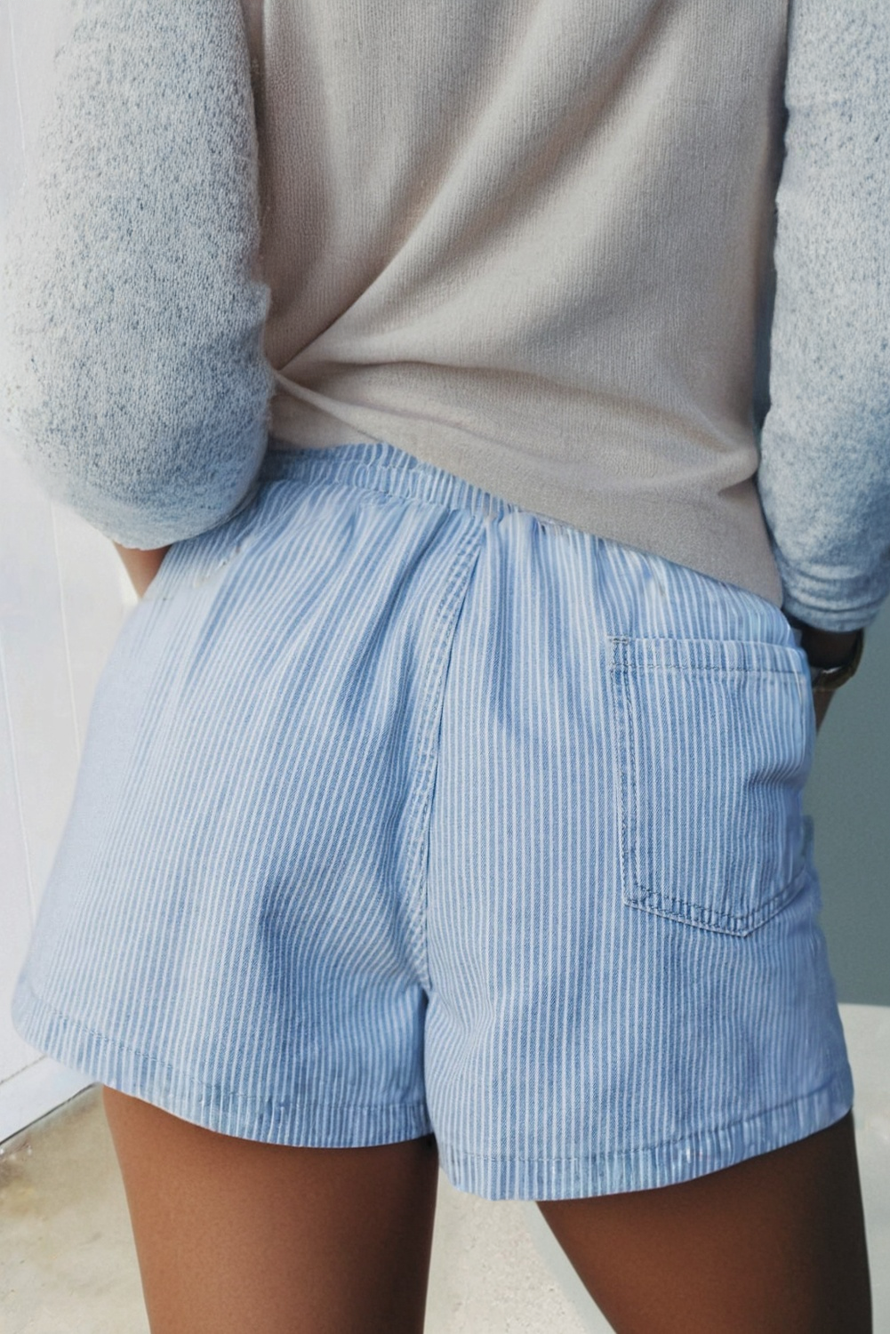 Harbor Stripe Lounge Shorts