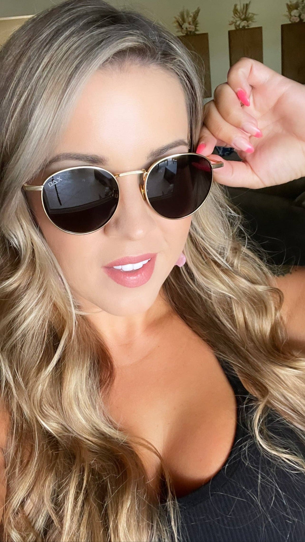 Luna - Unisex Polarized Small Round Sunglasses