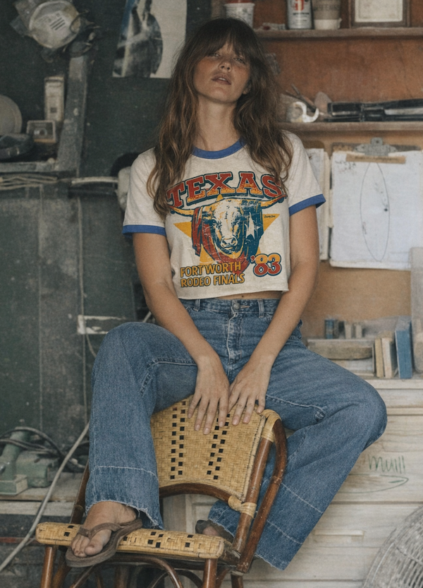 Texas 1983 Fort Worth  Crop Tee