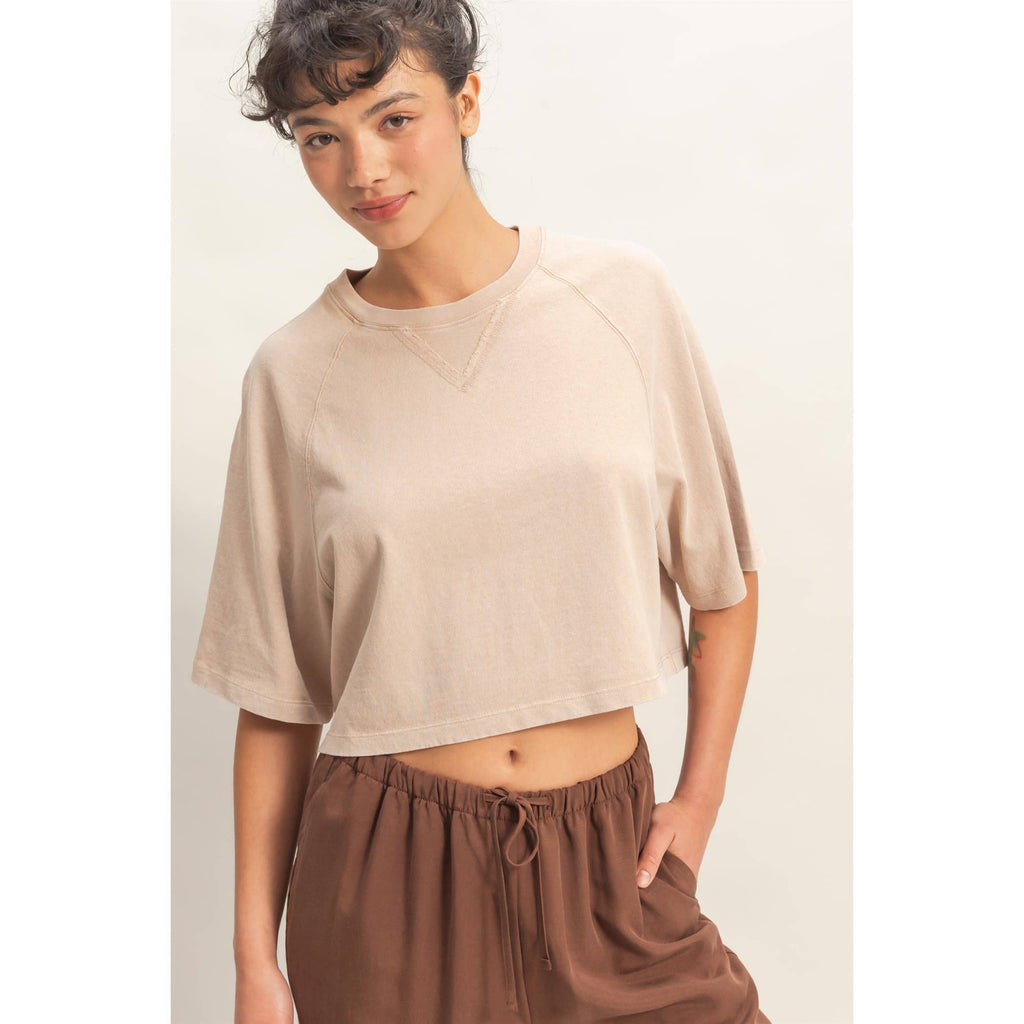 Vintage Fade Cropped Tee