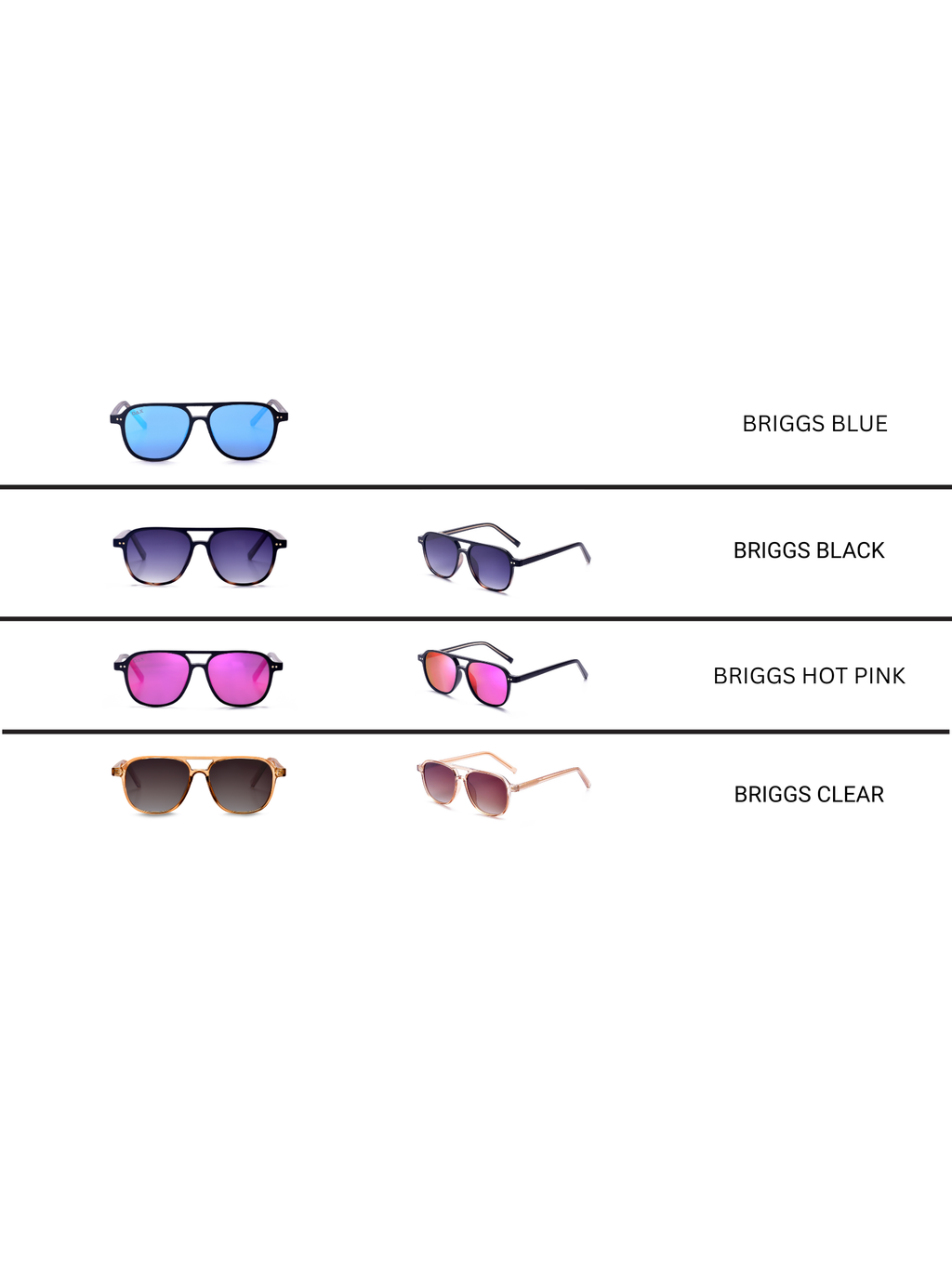 Briggs - Women's Polarized Small/ Medium Aviator