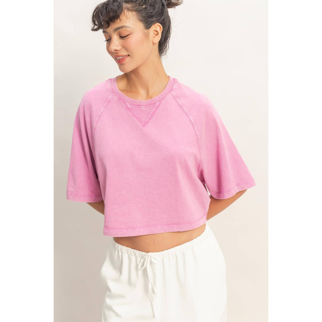 Vintage Fade Cropped Tee