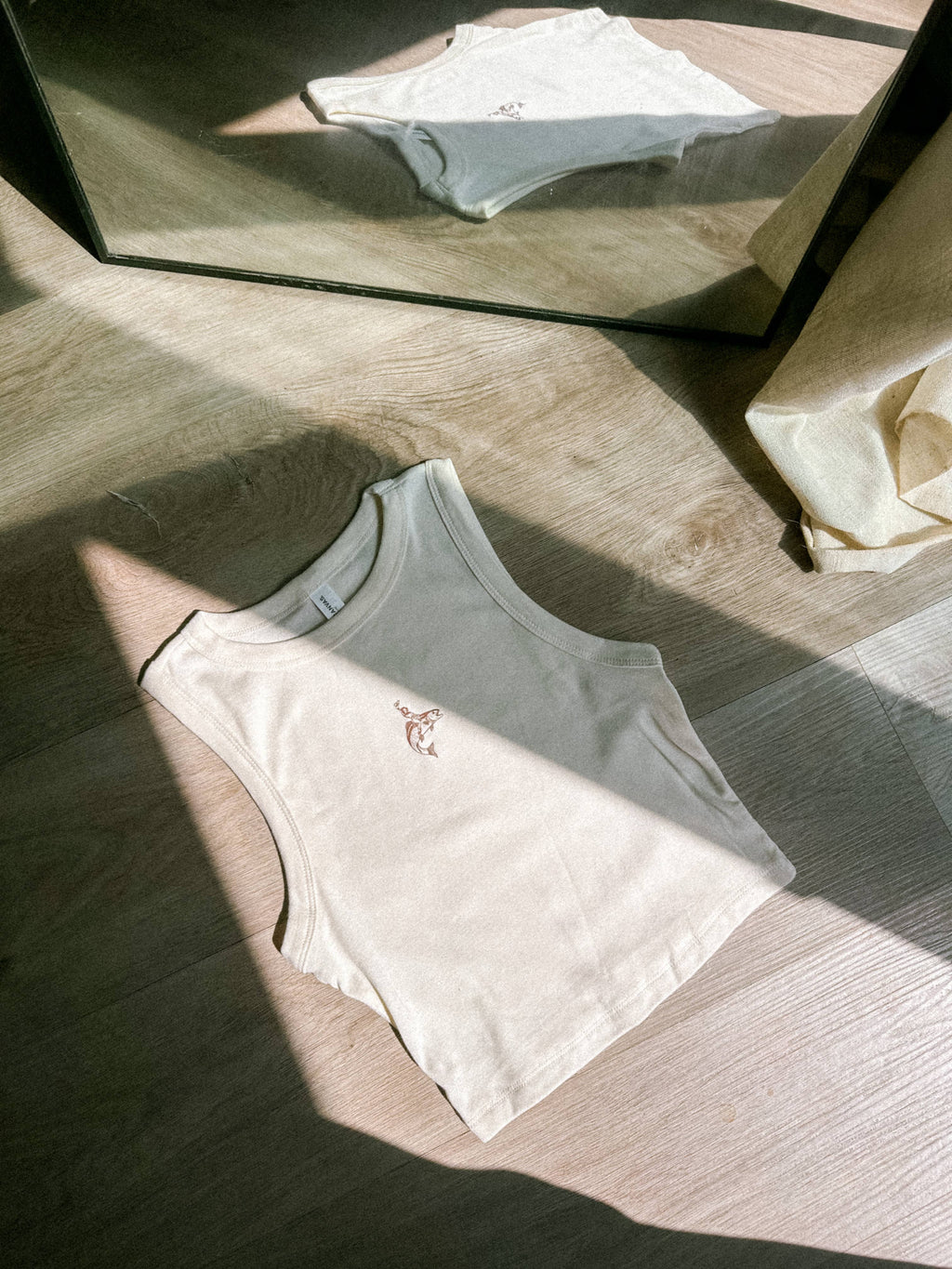 Fishing Cowgirl Crop Tank Top