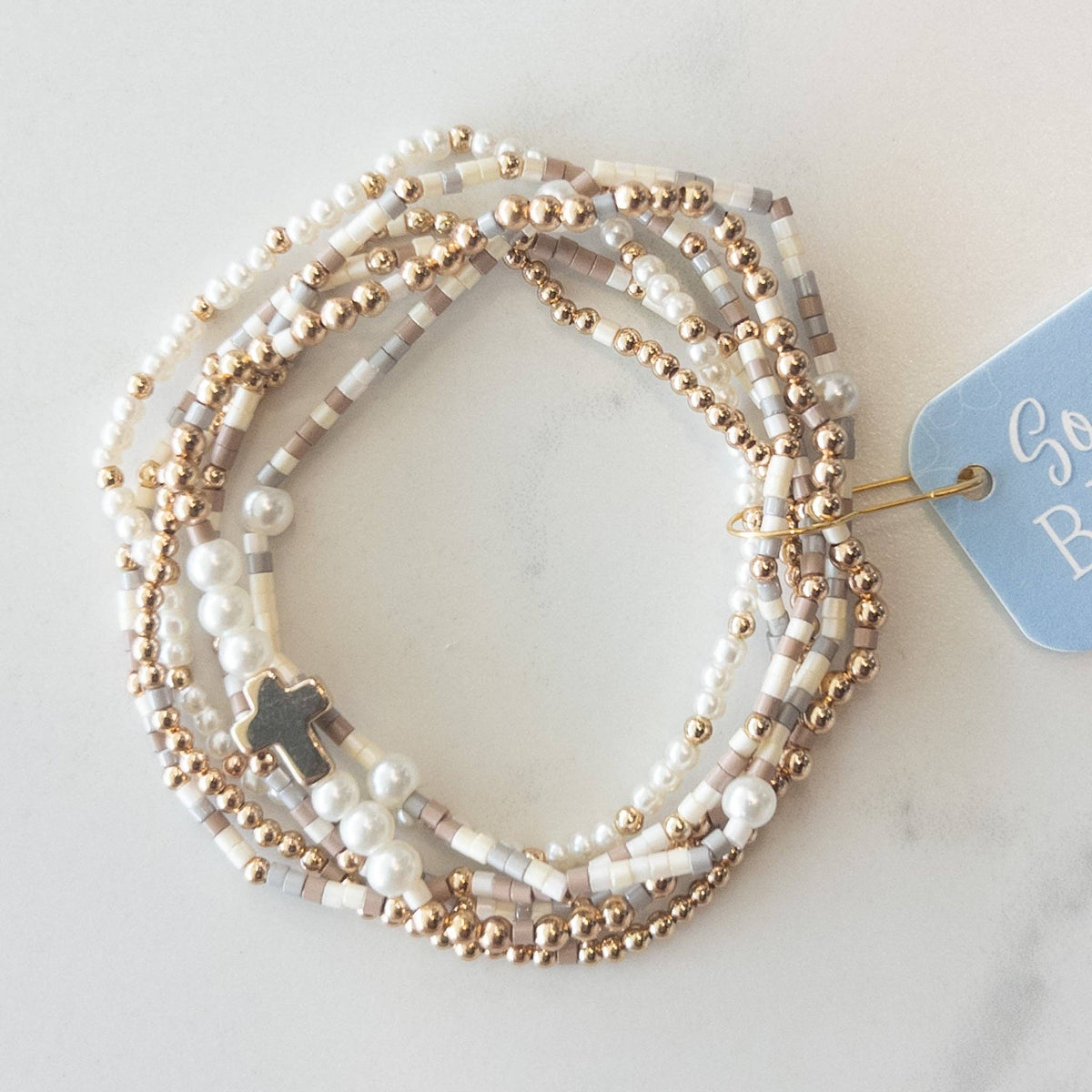 Layered in Grace Bracelet, Smoke