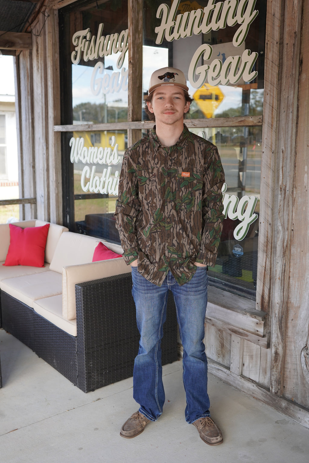 Lenwood Mossy Oak LS Green Leaf