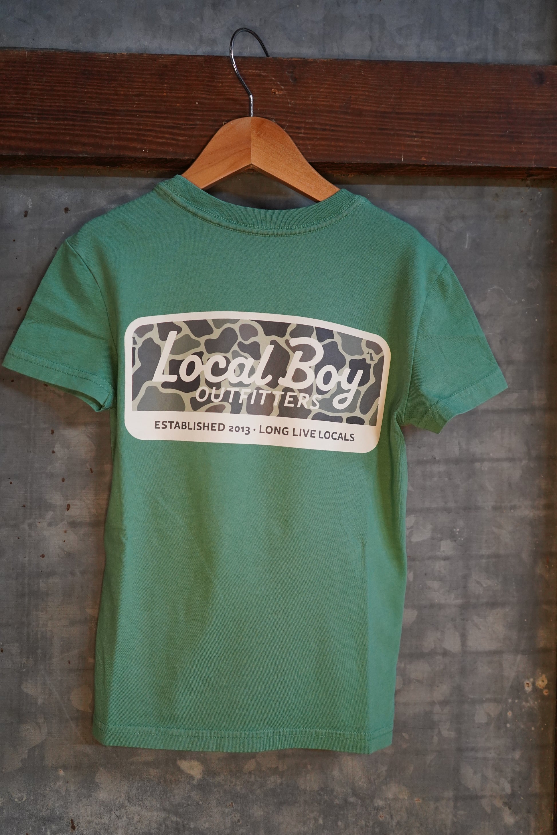 Youth Brush Camo Mark Tee