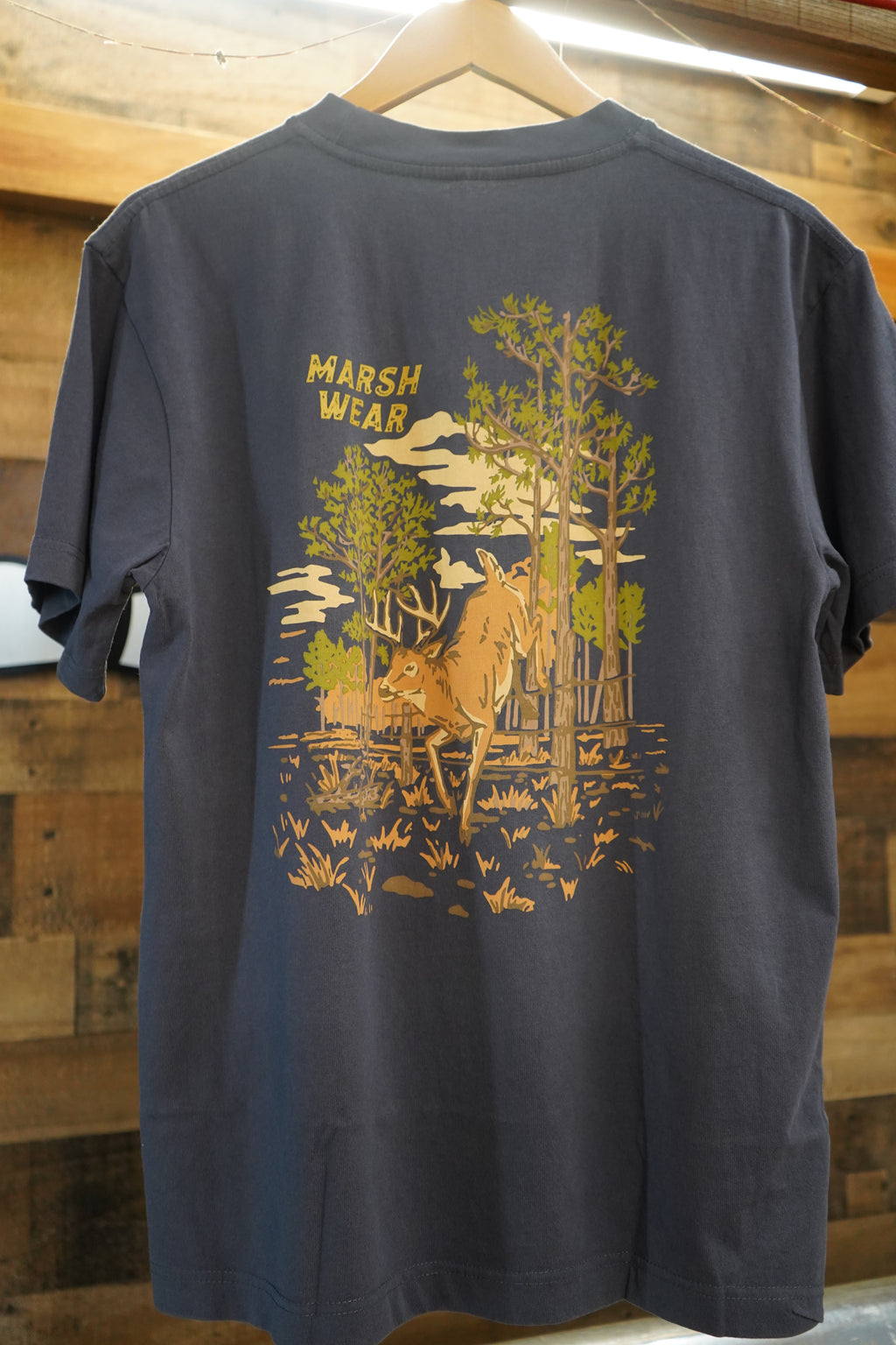 Whitetail Tee - Navy
