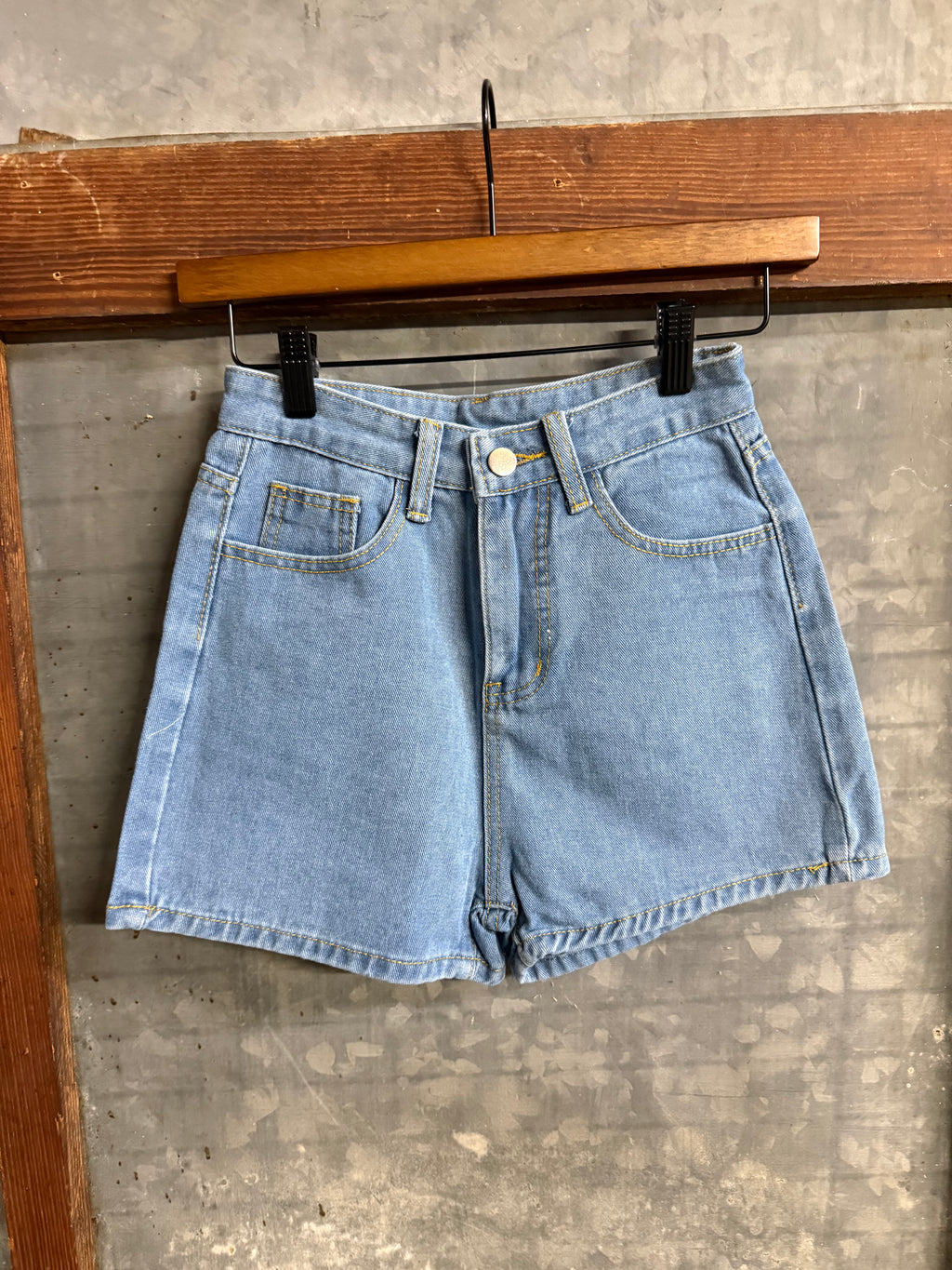 Wildflower Wash Denim Shorts