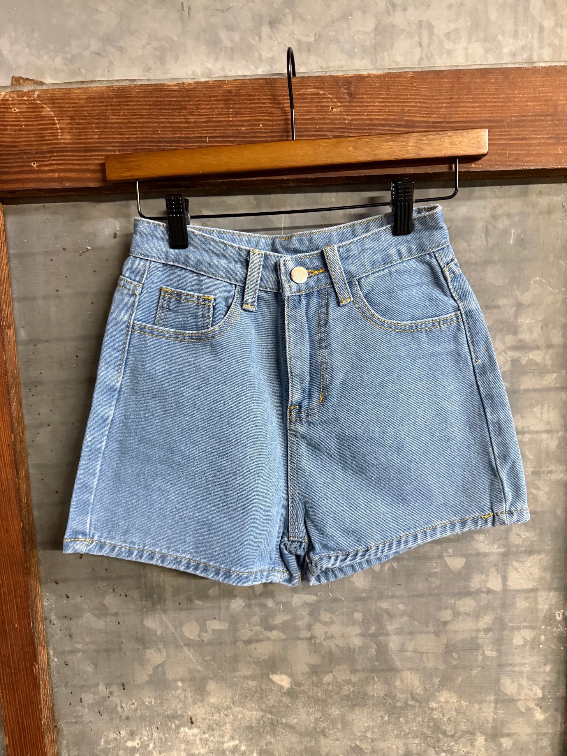 Wildflower Wash Denim Shorts