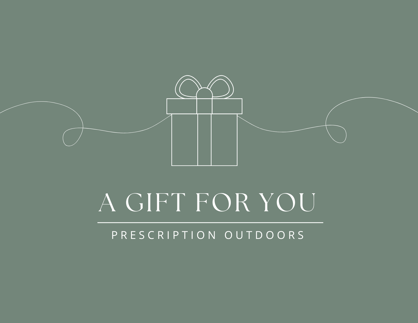 Prescription Outdoors Gift Card