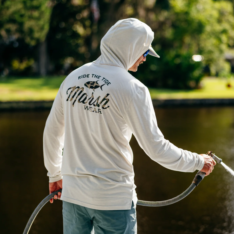 Buxton Tech Hoodie - Stone Heather