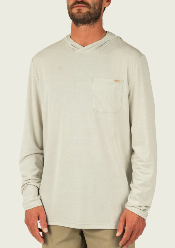 Buxton Tech Hoodie - Stone Heather