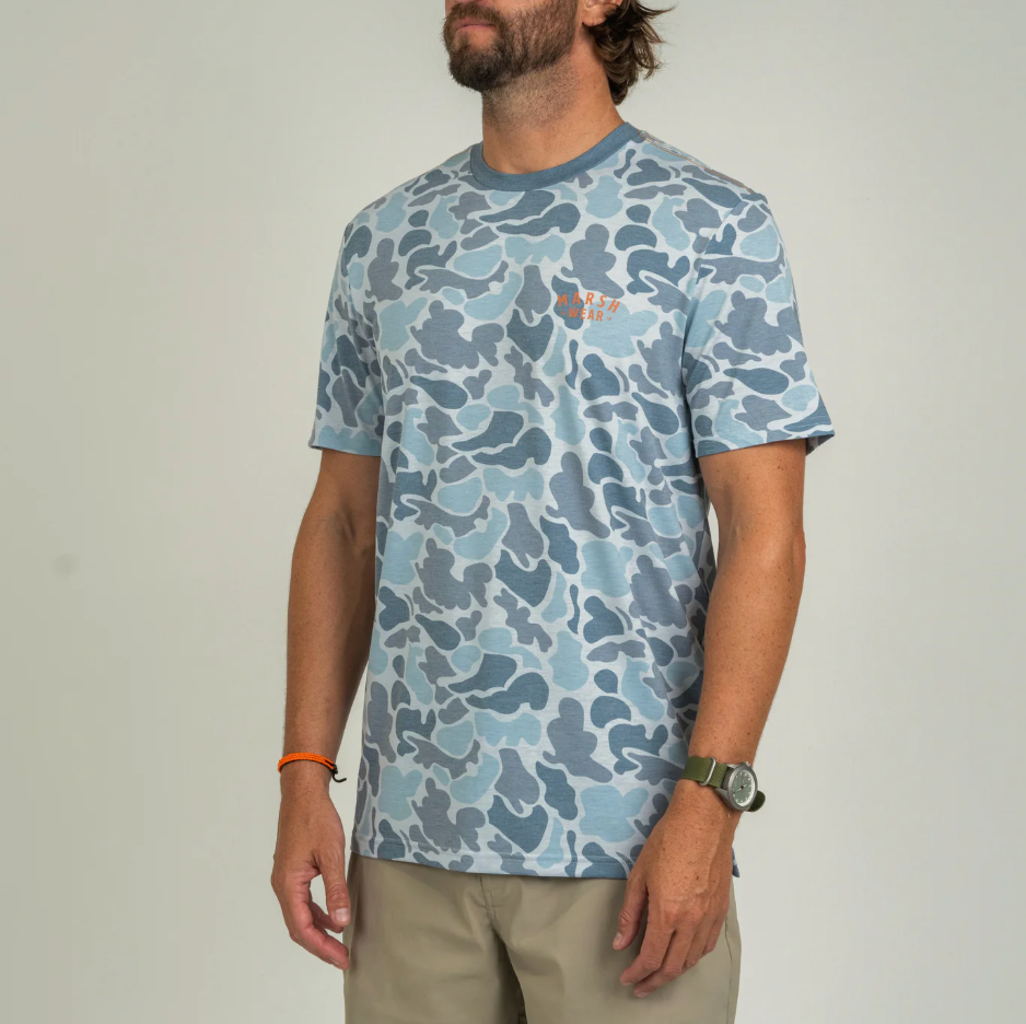 Stackhouse Tech Tee - Silver Mallard Camo