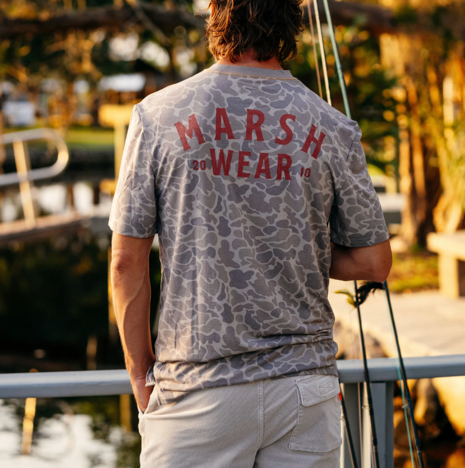 Stackhouse Tech Tee - Khaki Mallard Camo