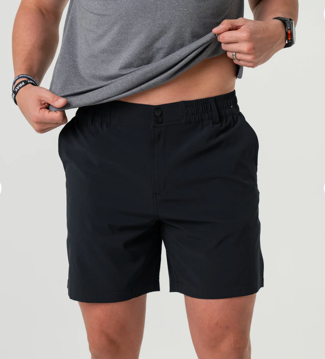 Everyday Shorts Black 7"