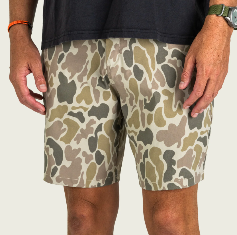 Men Prime Hagood Shorts - Khaki Mallard Camo