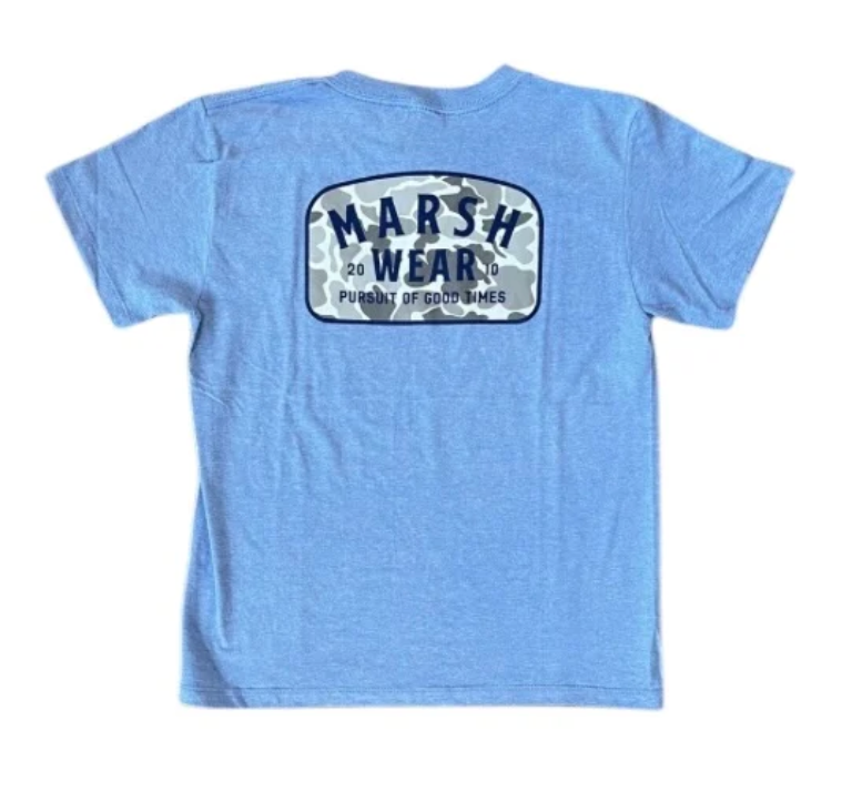 Alton Camo Light Blue Youth