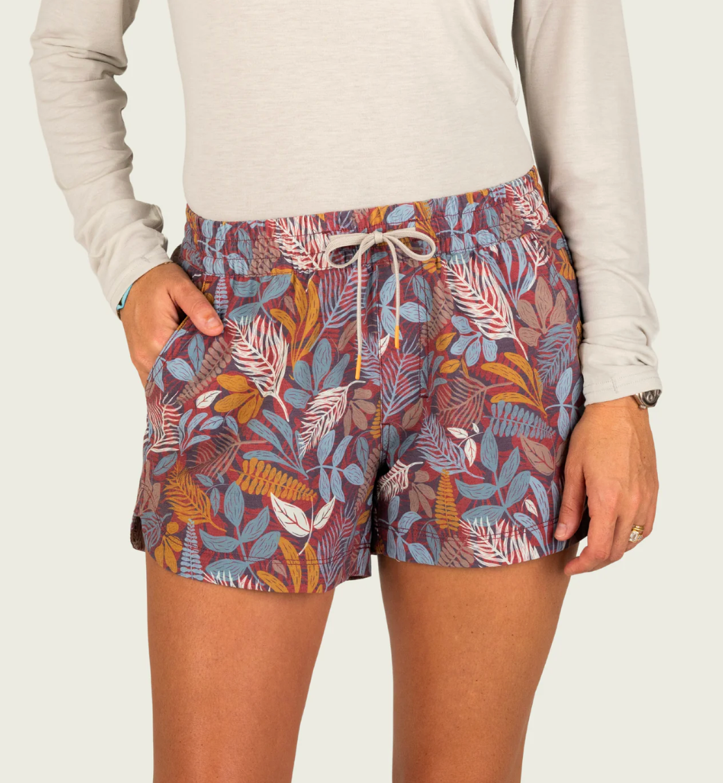 Women's Fulton Volley Shorts - Etruscan Red