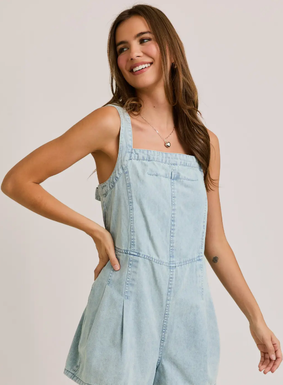 Denim Romper
