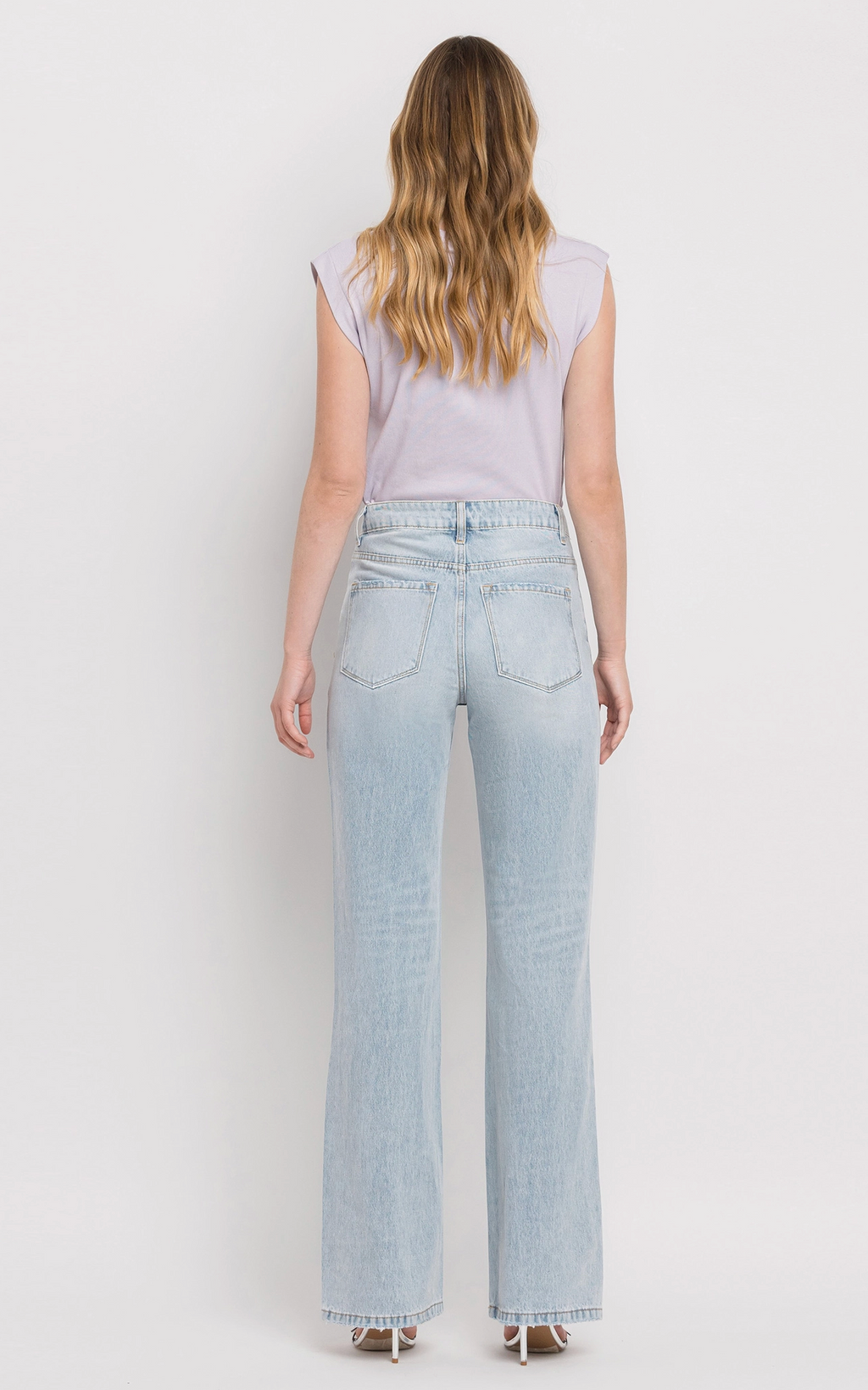 90's Vintage High Rise Flare Jeans