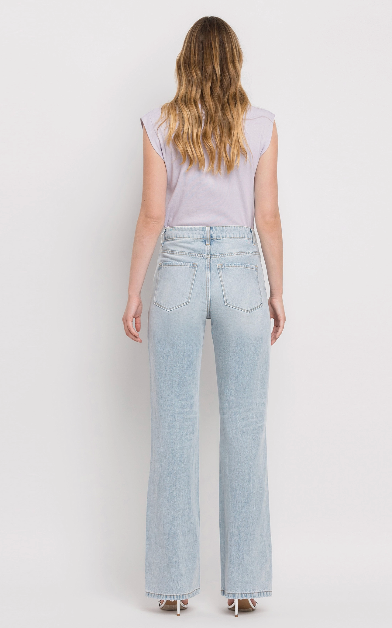 90's Vintage High Rise Flare Jeans