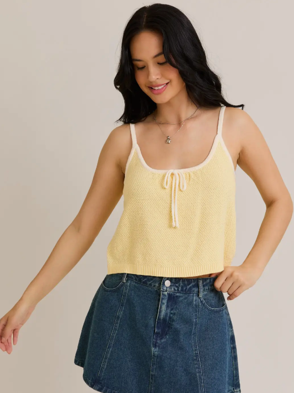 Spaghetti Strap Sweater Top