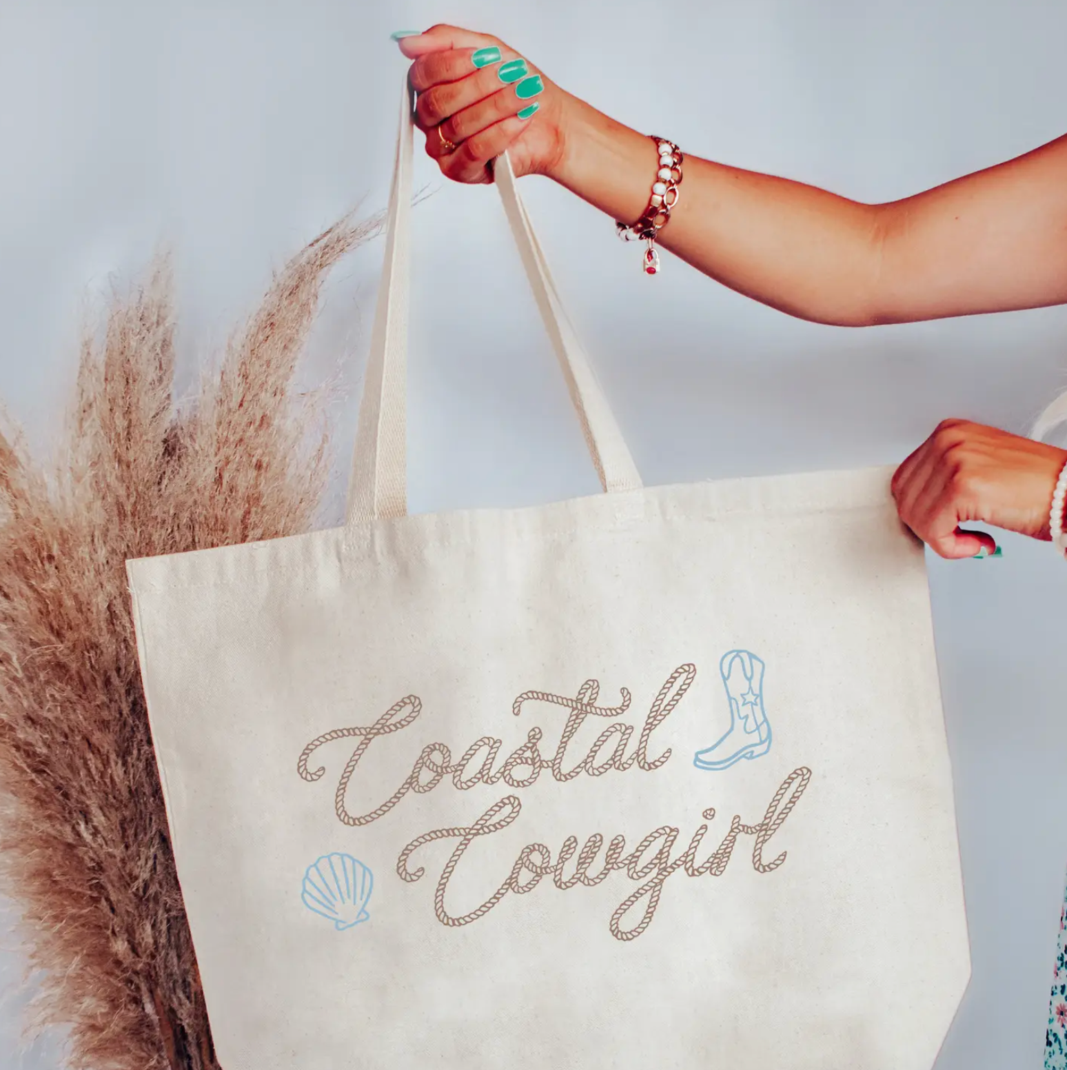 Coastal Cowgirl Tote Bag