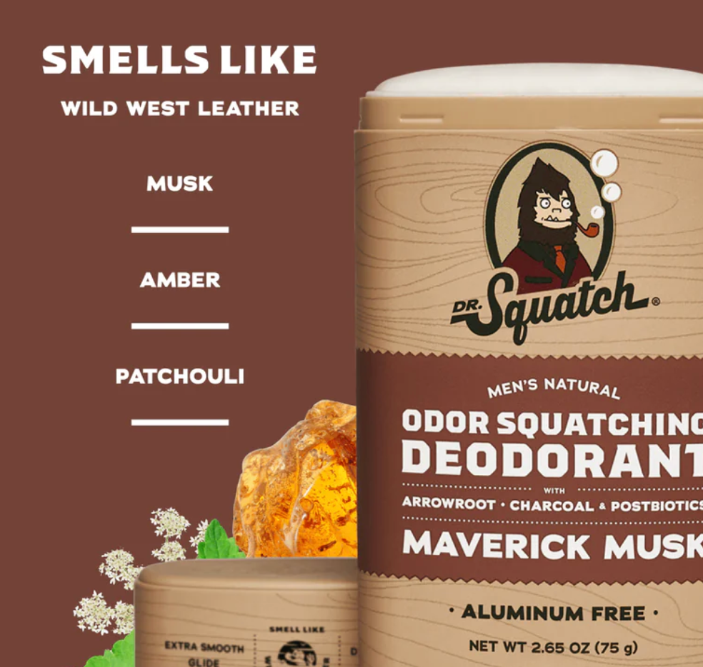 Dr. Squatch Maverick Musk Deodorant