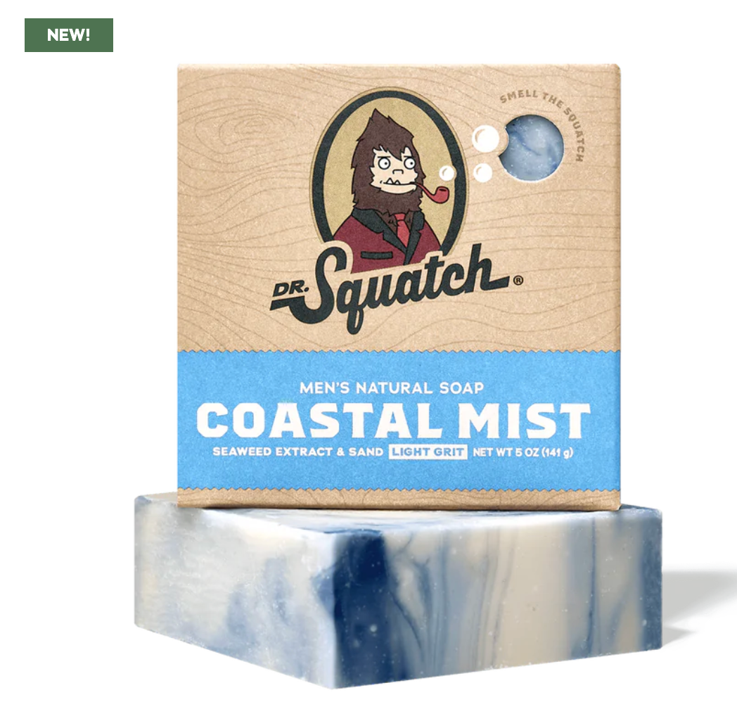 Dr. Squatch Men's Natural Soap - Coastal Mist