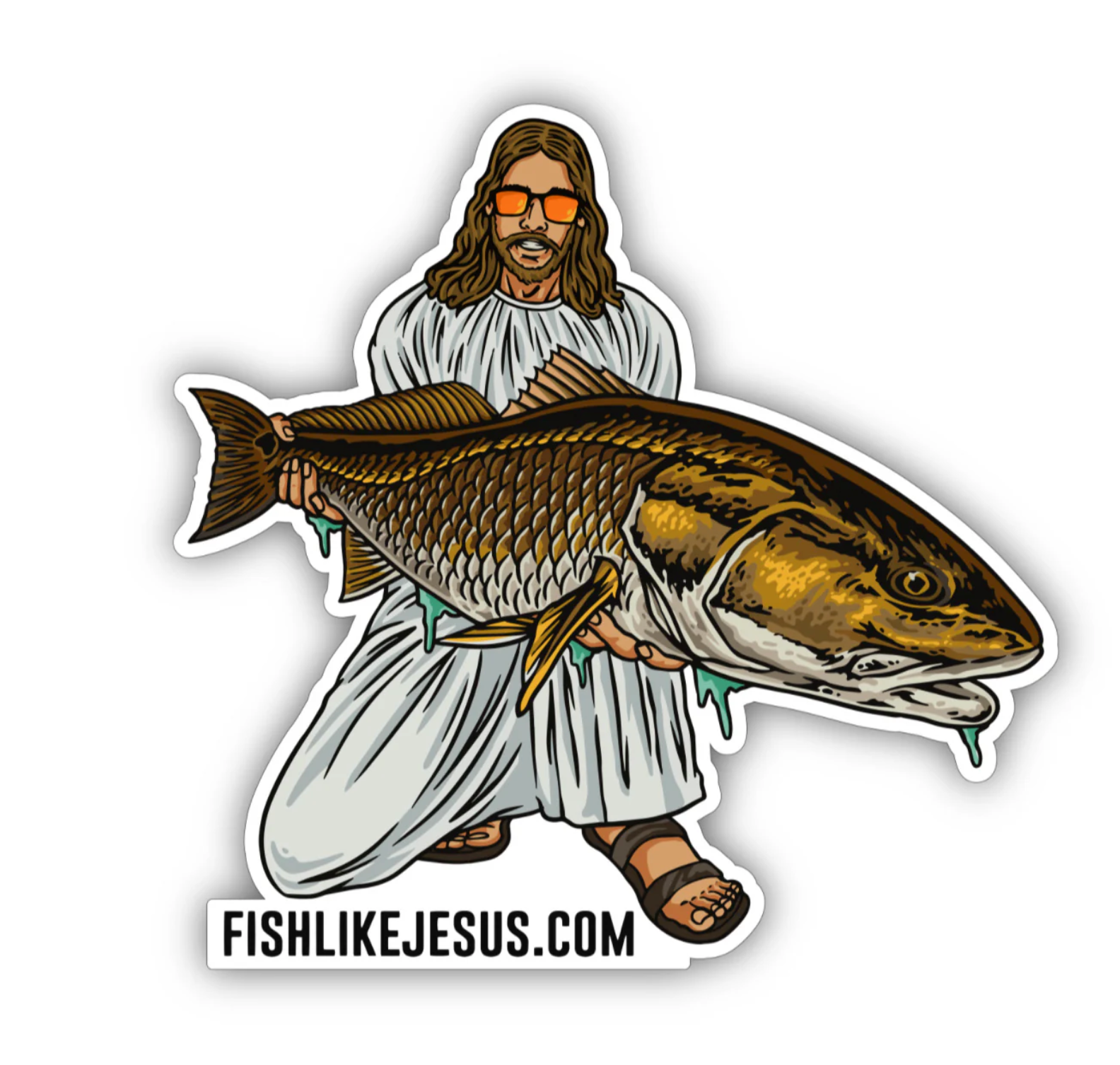 JC Redfish Sticker