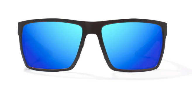 Stiltsville - Black Matte / Blue Mirror Glass