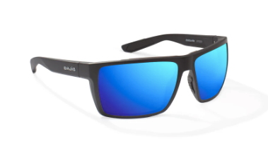 Stiltsville - Black Matte / Blue Mirror Glass